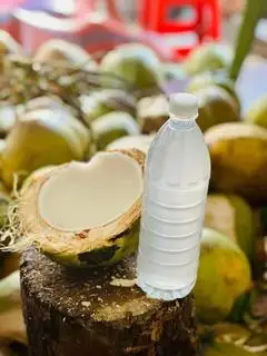 Hình ảnh Nước dừa xiêm 1 lít nguyên chất