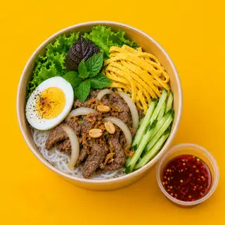 Bún thịt bò xào - 65.000 ₫ tại Bún Nước Tương - Healthy Thu Hằng - Nguyễn Cảnh Chân