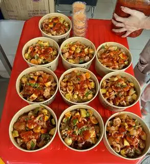 Chân Gà mix Râu Tuộc Sốt Thái  - 125.000 ₫ tại Tiệm Cô Út - Chân Gà Sốt Thái - Đường Số 1