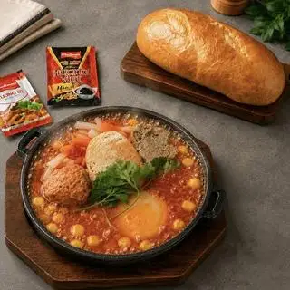 Hình ảnh Bánh Mì Chảo 4 Món