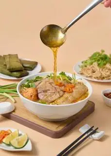 BÚN BÒ HUẾ (BẮP+ CHẢ) - 75.000 ₫ tại Bún Bò Huế O Xưa - Đường Số 11N