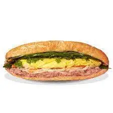 Hình ảnh Bánh mì : trứng rau