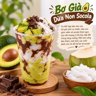 Hình ảnh Bơ Già Dừa Non Socola