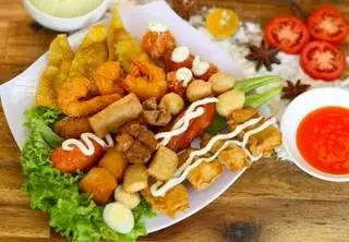Combo Cá Viên Chiên ( Nhỏ ) - Ăn Vui - 85.000 ₫ tại Ăn Vặt Kim - Cá Viên Chiên, Chân Gà Rút Xương Sốt Thái Mix Trứng Non  - Cống Quỳnh