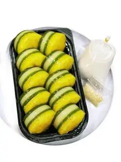 Hình ảnh Hộp 10 Bánh bò da lợn + cốt dừa
