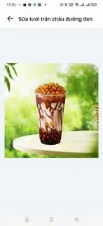 Hình ảnh Sữa Tươi Trân Châu Đường Đen