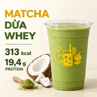 Hình ảnh Matcha Dừa Whey