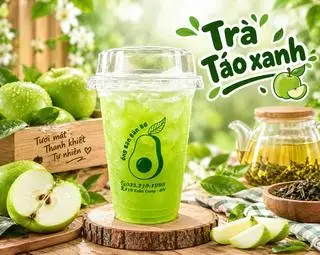 Hình ảnh Trà Táo Xanh