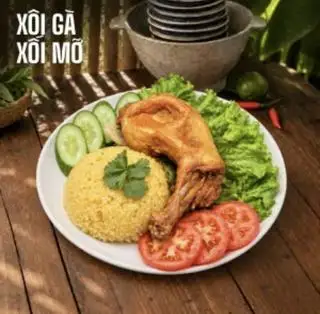 Hình ảnh Xôi Gà Xối Mỡ