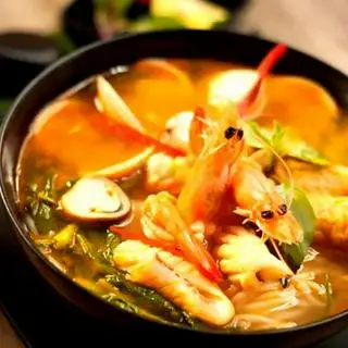 Bún thái tôm bò nấm - 51.000 ₫ tại Vũ An - Bún Bò & Bún Thái - Trường Chinh