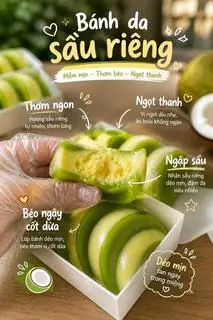 Hình ảnh Bánh Da Lợn Sầu Riêng
