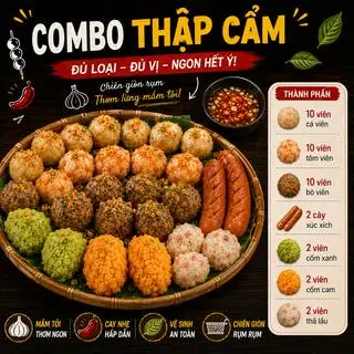 Hình ảnh Cá viên Mắm Tỏi Thập Cẩm