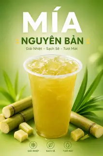 Hình ảnh Nước Mía Nguyên Chất Size 800ml