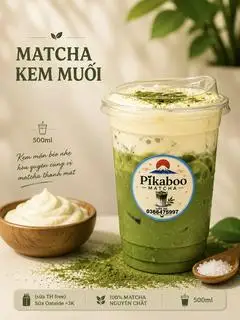 Matcha Kem Muối - 45.000 ₫ tại Tiệm Matcha Pikaboo - Chung Cư Saigon South Residences
