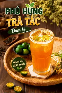 Hình ảnh Trà Tắc 700ml thanh mát đậm vị