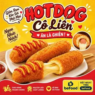 Hình ảnh Hotdog phô mai