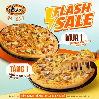 Hình ảnh MUA 1 TẶNG 1 PIZZA SIZE L (#1-6)