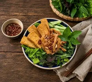 Bún Nước Tương Đậu Hủ CHAY (Không Trứng) - 36.000 ₫ tại VietYum - Bún Nước Tương, Trà & Trái Cây - Cư Xá Đường Sắt