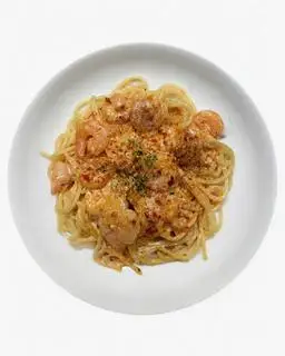 Mì ý Tôm sốt kem (cay) - 90.000 ₫ tại HomeTaste Kitchen - Mì Ý - Tôn Đản
