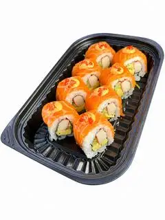 Hình ảnh Cơm cuộn cá Hồi sốt cay 