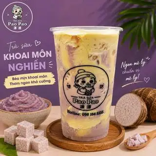 Hình ảnh Trà sữa khoai môn nghiền