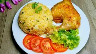 Cơm Gà Xối Mỡ( má đùi) - 57.000 ₫ tại Cơm Gà Bé Quang - Phan Văn Trị