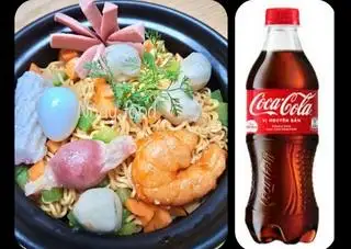Hình ảnh 2 mì fulltopping 2 gói + 2 coca