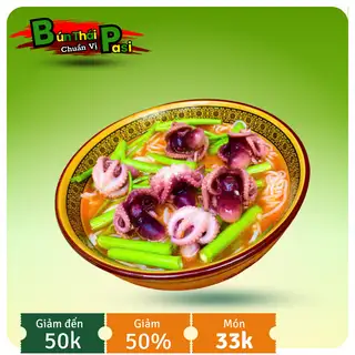 Bún Thái Bạch Tuộc - 59.000 ₫ tại Bún Thái Pasi - Trần Quý