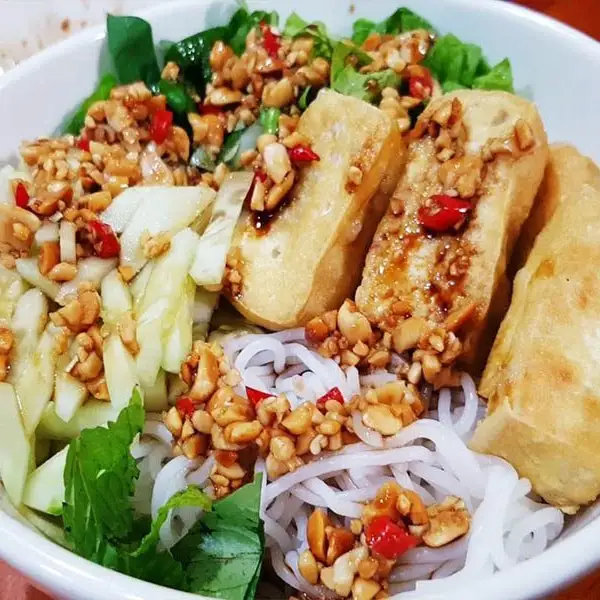 Hình ảnh bún nước tương chay