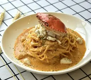 Mì Ý cua sốt kem cà chua - 260.000 ₫ tại QA Kitchen - Spaghetti - Pasteur