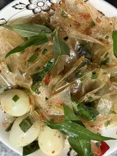 Hình ảnh Bánh Tráng Trộn Muối Mỡ Hành