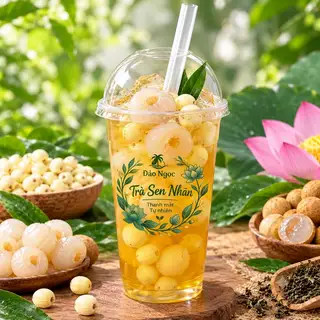 Hình ảnh Trà Sen Nhãn