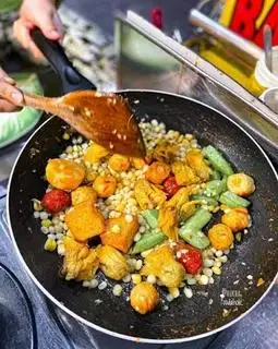 Hình ảnh Viên chiến sốt 3 vị + nước ép