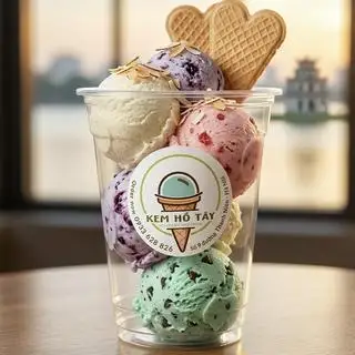 Hình ảnh Kem cốc mix 4 vị