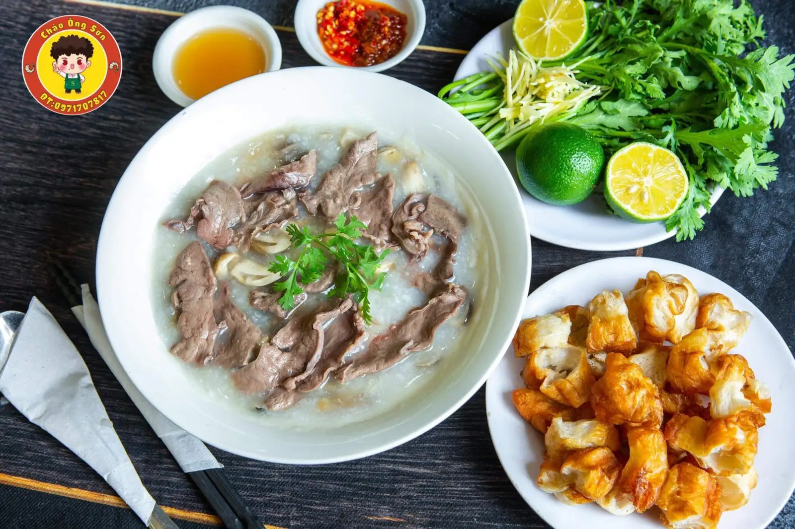Cháo tim - 45.000 ₫ tại Cháo Ông Sơn - Thoại Ngọc Hầu