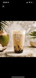 Hình ảnh trà sữa trân châu đen kem mặn