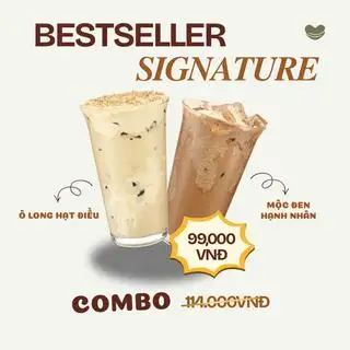 Combo Bestseller - Signature - 99.000 ₫ tại Mobeya - Trà Sữa Ít Béo Từ Hạt - Đinh Tiên Hoàng