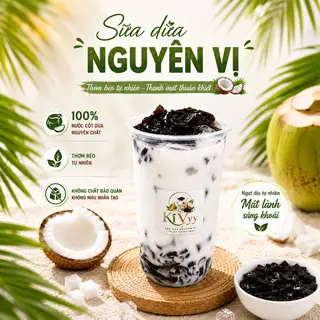 Hình ảnh Sữa dừa sương sáo nguyên vị