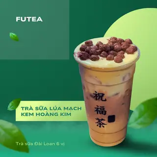 Trà sữa Lúa mạch kem Hoàng Kim - 46.000 ₫ tại Trà sữa Đài Loan 6 Vị - FUTEA - Đinh Tiên Hoàng