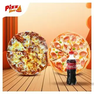 Combo : 1 pizz bò + 1 pizza xúc xích ( Tặng 1 chai coca ) - 180.000 ₫ tại Pizza Huu - Pizza & Spaghetti - Nguyễn Trọng Tuyển