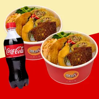 Hình ảnh Combo 2 Bún Cá Măng Cay Đầy Đủ + 1 Nước Tùy Chọn