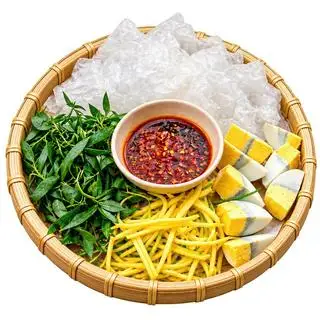 Hình ảnh Bánh tráng chấm bà gánh