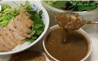 Bún Chả Cá Nha Trang - 100.000 ₫ tại Bánh Xèo Giòn Giòn - Bò Nướng Lá Lốt Mỡ Chài - Vĩnh Viễn