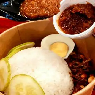 Hình ảnh Nasi lemak kosong (Cơm dừa  Malaysia)