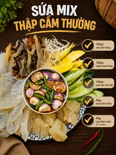 SỨA THẬP CẨM MIX LOẠI THƯỜNG - 290.000 ₫ tại May Food - Rong Nho Tươi, Sứa Biển & Sashimi - Xô Viết Nghệ Tĩnh 