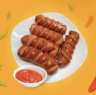 Hình ảnh xúc xích chiên