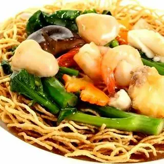 Hình ảnh Mì Xào Giòn Bò Mực