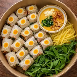 Bánh Tráng Cuốn - 35.000 ₫ tại Zuu Bo - Bánh Tráng Trộn Phơi Sương - Hậu Giang