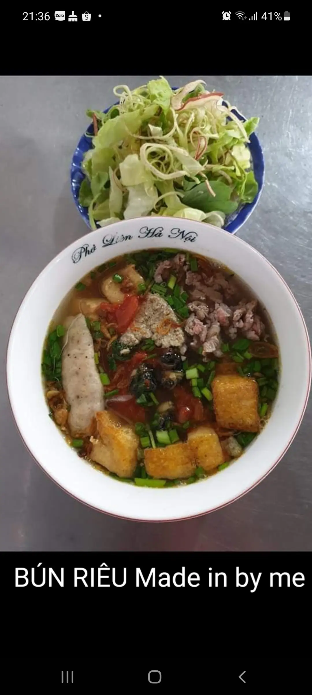 Bún riêu cua đậu hủ - 45.000 ₫ tại Phở Liên - Đường Số 7