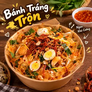 Hình ảnh bánh tráng trộn